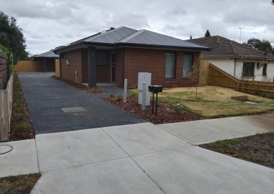 Concrete Driveway & Path - New Estate